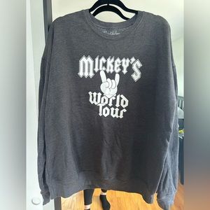 Brand new never worn Mickeys World Tour long sleeve sweatshirt